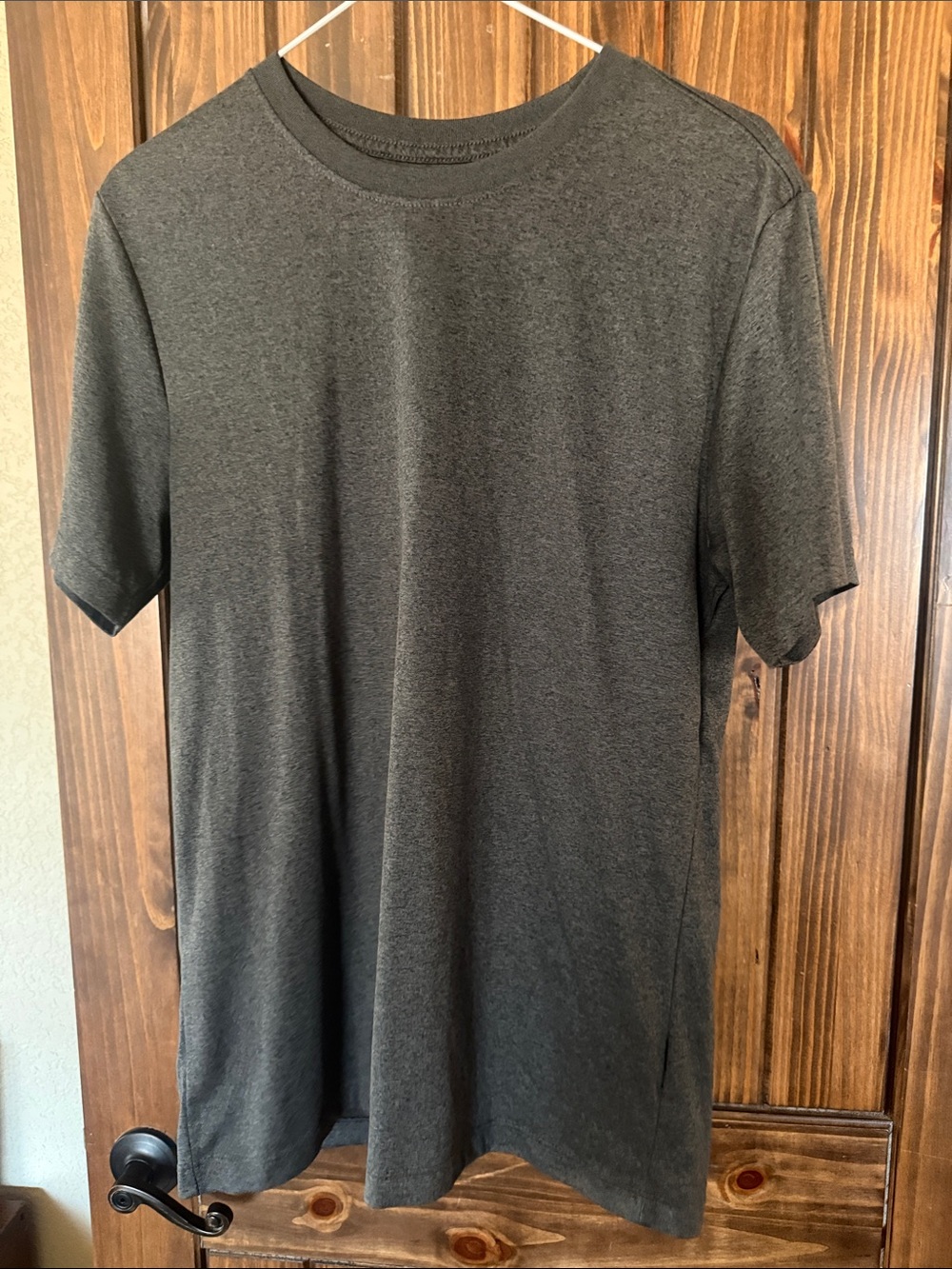 Nike Men's Charcoal Gray Short Sleeve Crew Tee